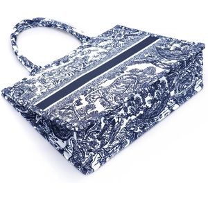 Tote Bag Cotton Linen Handbag Large Jacquard Retro Exquisite